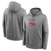 USC Trojans Nike Men's Heather Gray Los Angeles Special Signature Club Pullover Hoodie